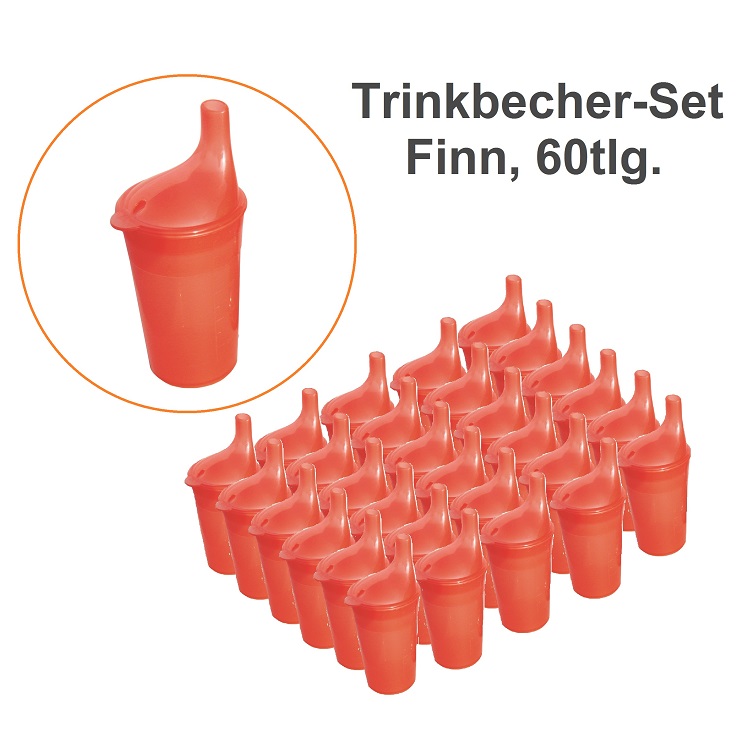Trinkbecher-Set Finn, 60-tlg.