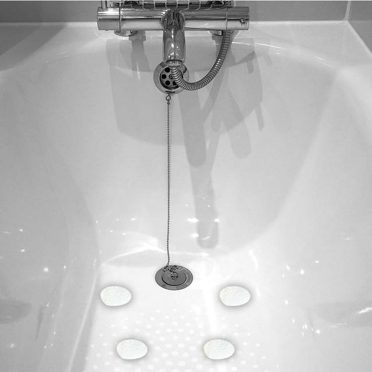 Ruitena Antirutsch Aufkleber für Dusche & Badewanne, 36 Stück Transparent  Antirutsch Pads Badewanne Sticker, Antirutsch Klebestreifen Dusche