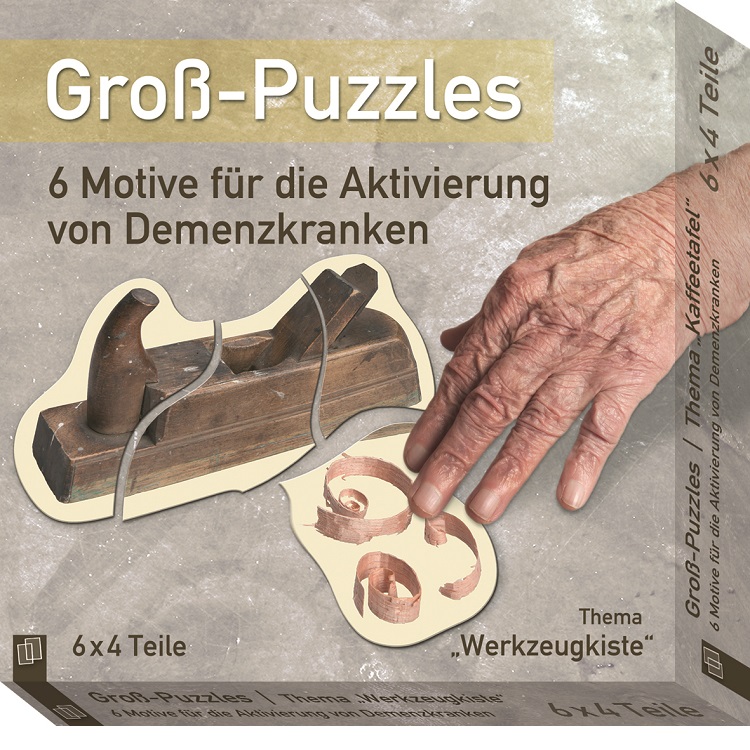 Werkzeugkiste - 6 Groß-Puzzles für Menschen mit Demenz