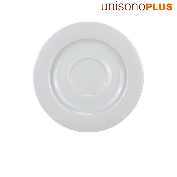 unisonoPLUS Untertasse für stapelbare Tasse - weiß